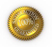 100% satisfaction guaranteed seal